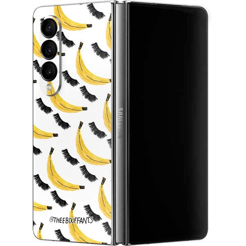 Bouffants and Broken Hearts Banana Lash Galaxy Z Fold4 5G Skin